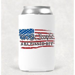 We The People Flag 12OZ Can Drink Cooler Koozie (5 Pack)